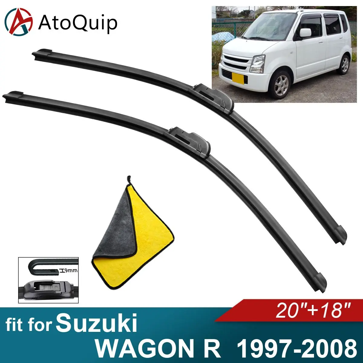 

Car Windshield Wiper Blades Fit For Suzuki WAGON R Wiper Blades Soft Rubber Auto Front Windscreen