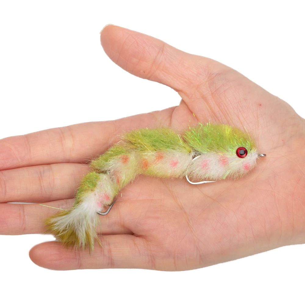 Chocklett's Finesse Game Changer Articulated Fish Spine Fly Rainbow Trout Streamer Fishing Fly Lures