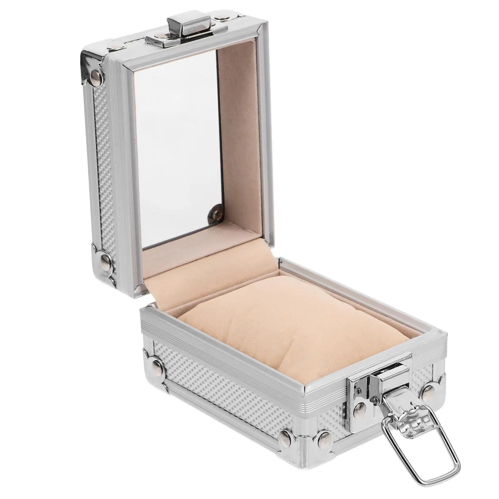 Single Watch Winder Box Durable Premium Material Non Fading Accessories Protect Watch Flexible Pillows Unique Design Fit Sizes