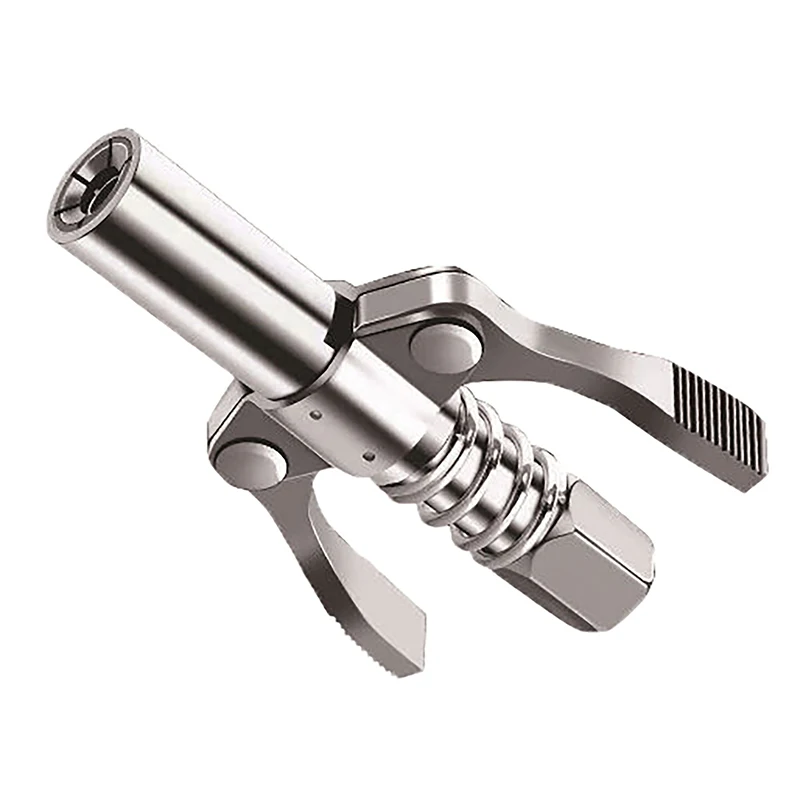 

1PC Grease Gun Coupler Nozzle Oiling Double Handle High Pressure Quick Release Lock Oil Injection Syringe Car Oil Nozzle