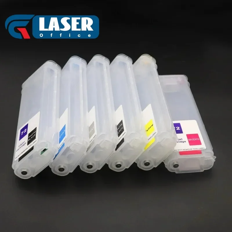 130 ml HP 72 Dolum Mürekkep Kartuşları ARC Ile HP Designjet T610 T620 T770 T790 T1100 T1300 T2300 Yazıcı