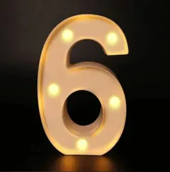 Illuminated Alphabet LED Night Light for Home and Event Décor (6)