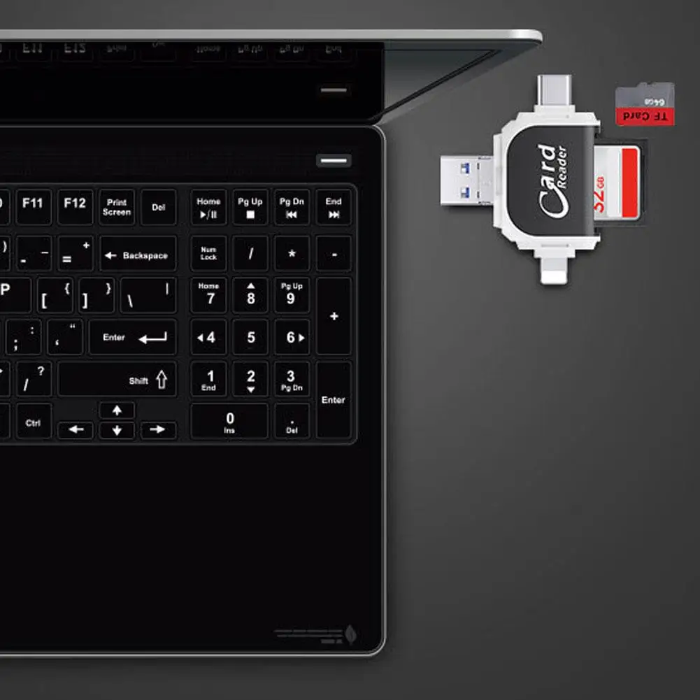 멀티 포트 범용 SD TF 카드 리더, USB 2.0 카드, OTG 메모리 어댑터, 카드 액세서리, 다기능 리더, 읽기 M8Y4, 4 인 1
