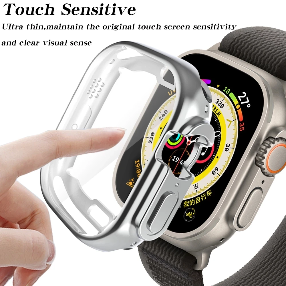  ġ  Ŀ, Ʈ 49mm, TPU ̽, ȭ ȣ,   ð ̽, iWatch Ʈ, 49mm ð ̽