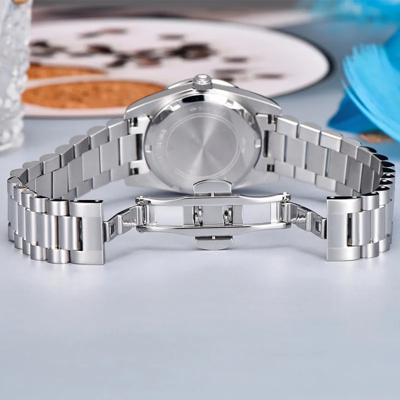 PAGANI DESIGN Ladies Fashion Quartz Watch Luxury Brand Stainless Steel Bracelet Wristwatch for Women 100M Waterproof Reloj Mujer