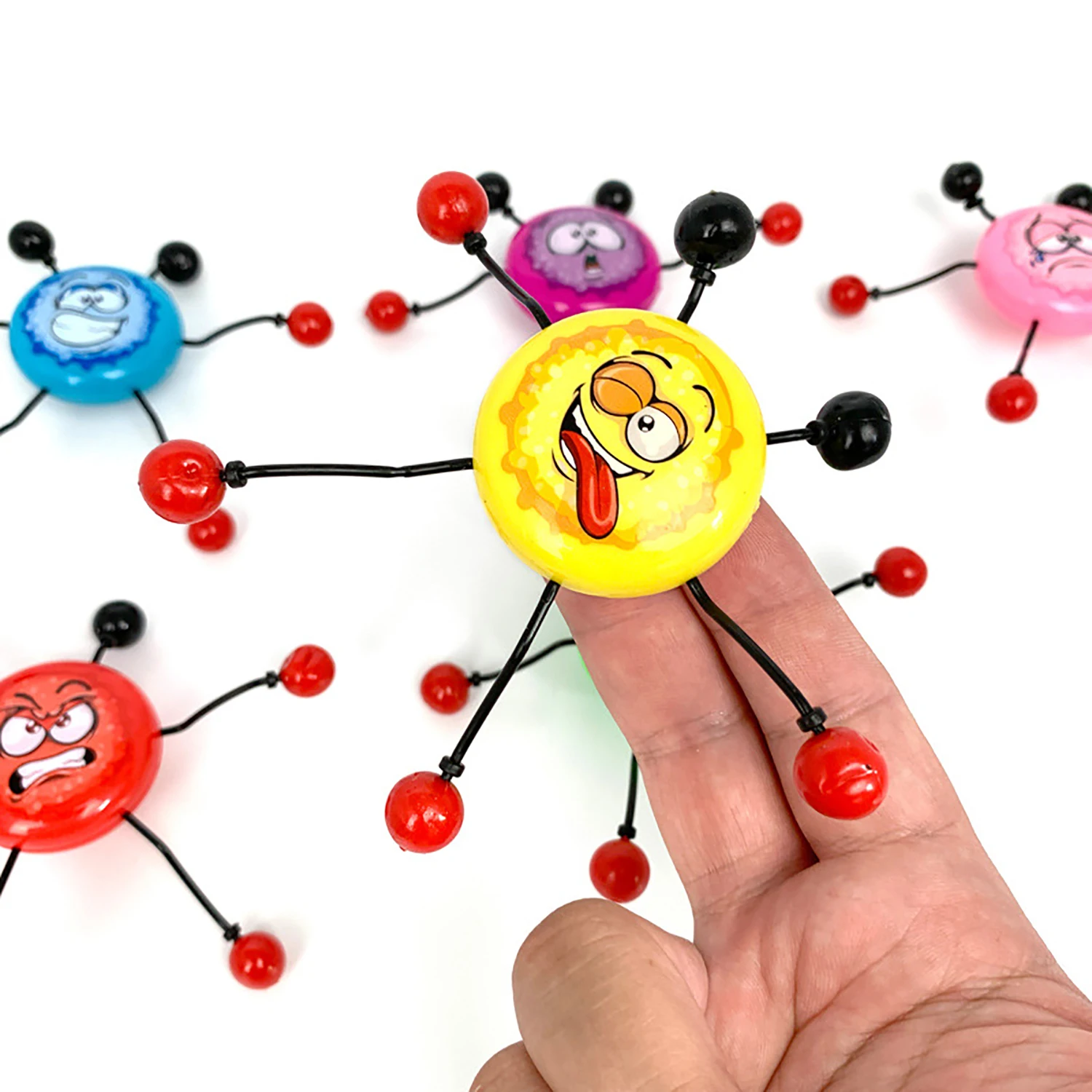 재미있는 스티커 벽 등반 소년 장난감, 플라스틱 등반 플립 맨, 매력적인 클래식 장난감, 어린이 회전 노벨티 선물