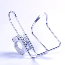 

Bicycle Motorcycle Accessories Drinks Water Bottle Cup Holder Handlebar Bike Beverage Braket Cup Silver Black Interior