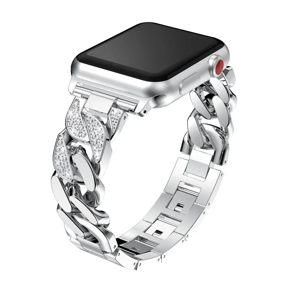 Sleek Aluminum Alloy Smartwatch Bracelet Strap