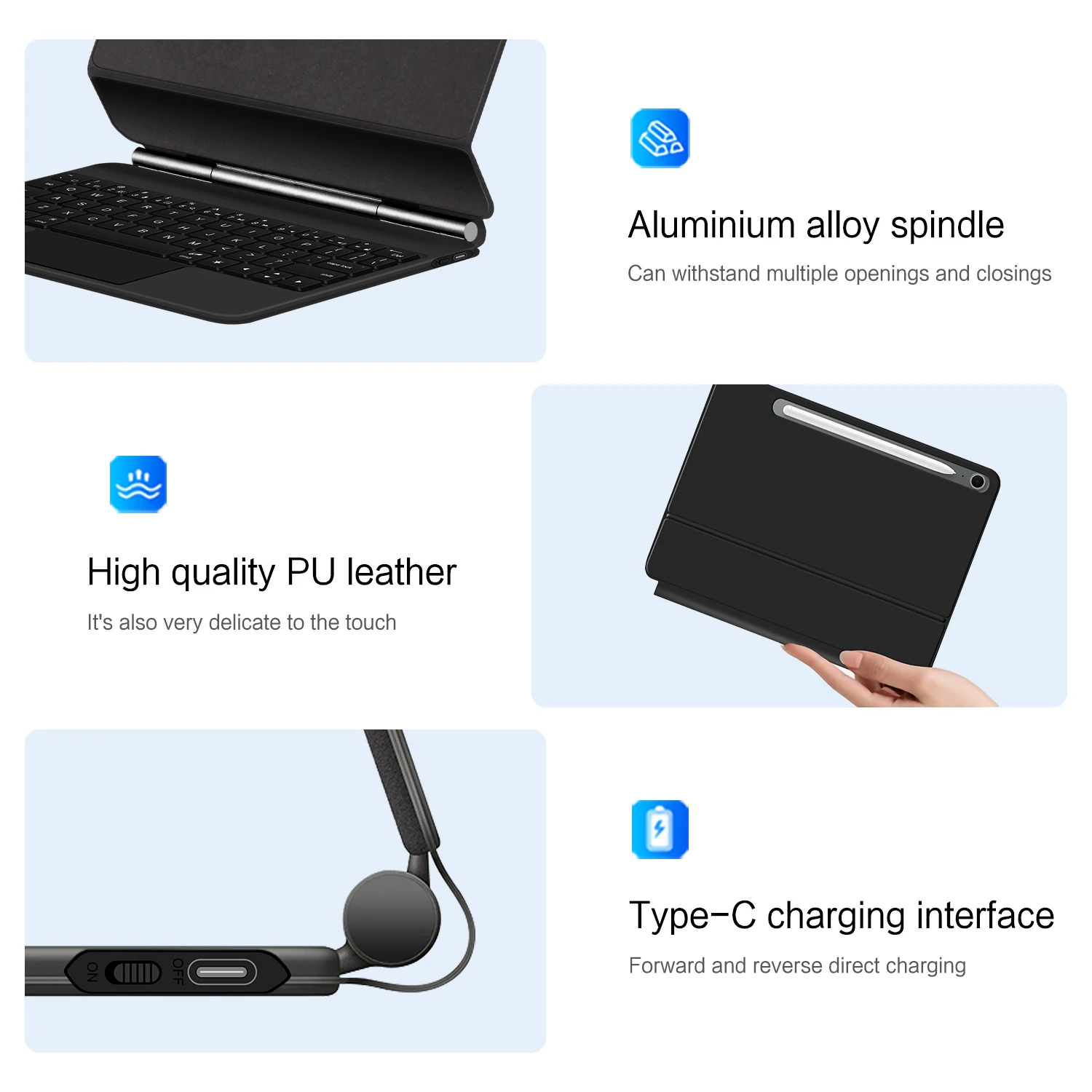Enhanced Multi-touch Backlit Smart Cover Folio