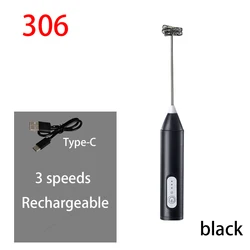 Versatile Wireless Electric Frother & Beater with Type - C Charging (306 - B)
