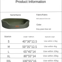 Lit Double face pour chien, grande taille, Extra Large, maison pour chiens, canil, polaire douce, pour animaux de compagnie, chats, lit chaud d'hiver, accessoires pour animaux de compagnie, S-2XL 6
