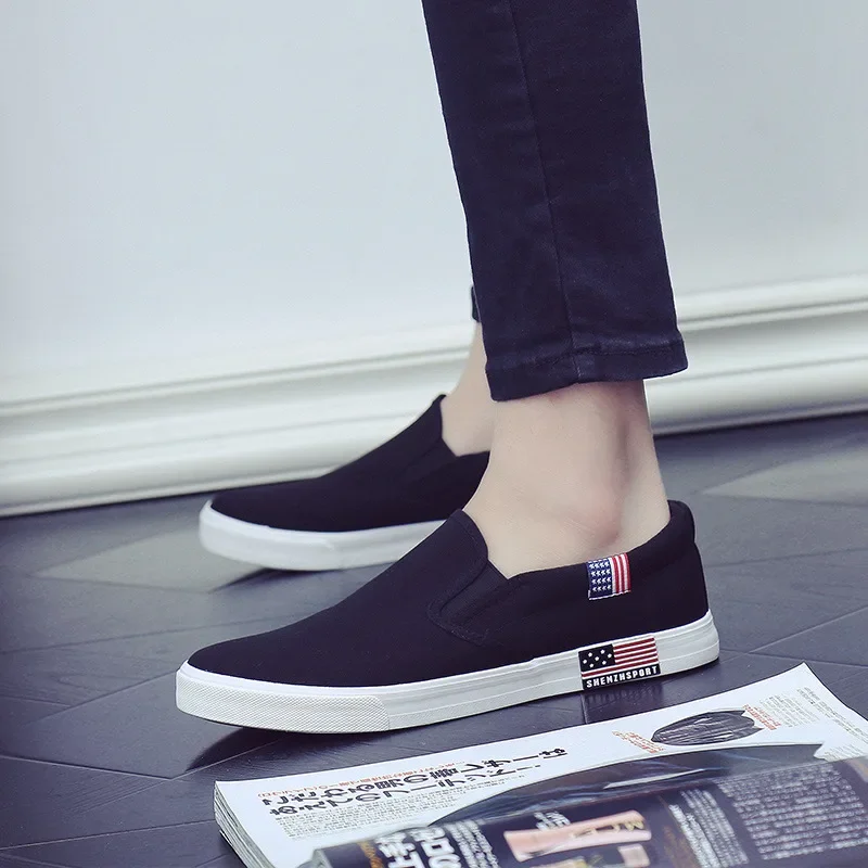 Men Casual Shoes Canvas Luxury 2025 Mens Loafers Breathable Slip on FlatsMale Vulcanized Shoes White Driving Shoes Plus Size 47 4