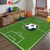 Cartoon Soccer Field Anti-slip Carpet Bedroom Living Room Kitchen Floor Rug Soft Children's Early Education Door Mat Home Decor 2