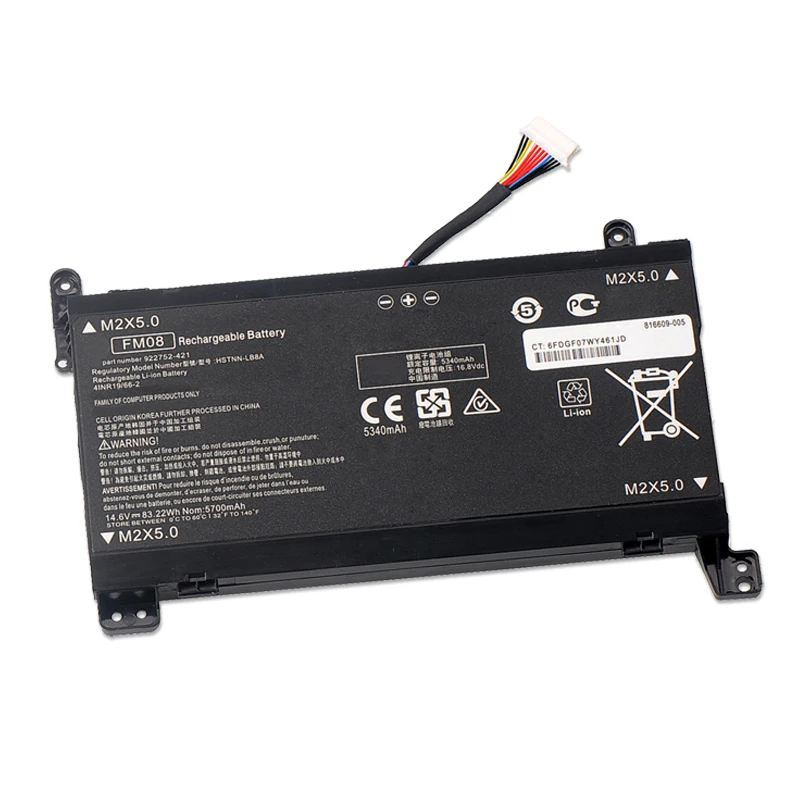 Etesbay Fm08 Bateria do Portátil para hp Omen 17-an013tx 17-an014tx 17-an014ng Série Hstnn-lb8b Hstnn-lb8a 922752421 8922753-421 - Imagem 5