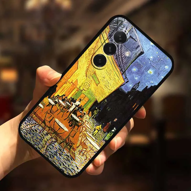 3D Flower Soft Relief Emboss Silicone Back Cover TPU Protector