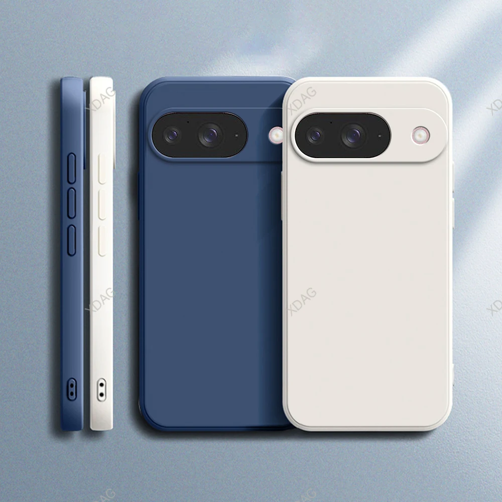 Premium Silicone Camera Protection Phone Case - Classic Half-Wrapped Design