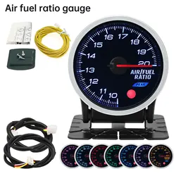 Universal Racing Car Multi-Color Gauge for Oil Pressure, Water Temp, and Turbo Boost (Air Fuel Ratio Gauge)