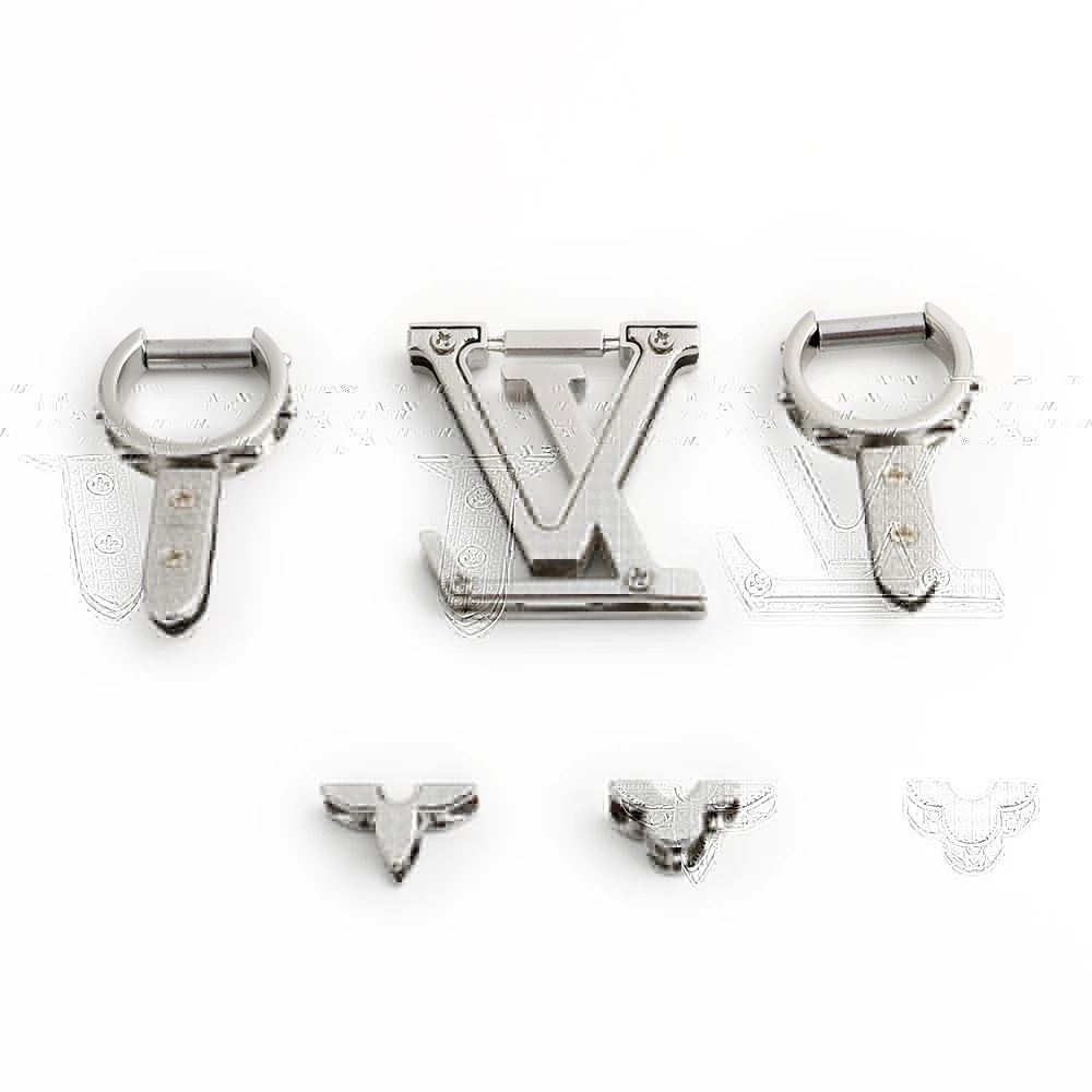 4/10Sets Metal Clasp Lock Snap Hook For DIY Leather Craft Handbag Shoulder Purse Briefcase Catch Buckles Whole Set Accessories