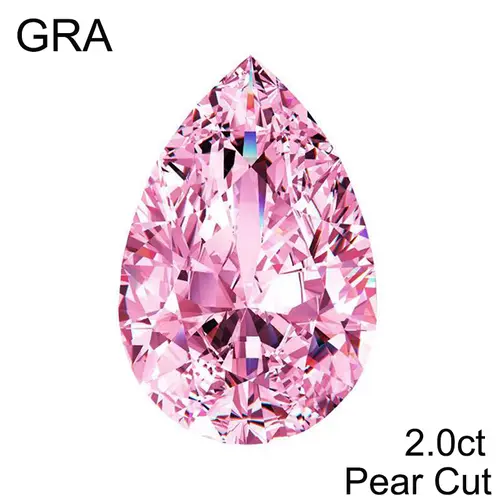 Pink Loose Moissanite 100% Real Lab Gemstone Stones For Women Jewelry Diamond Ring Material GRA Round/Pear/Emerald/Oval Cut - Image 7