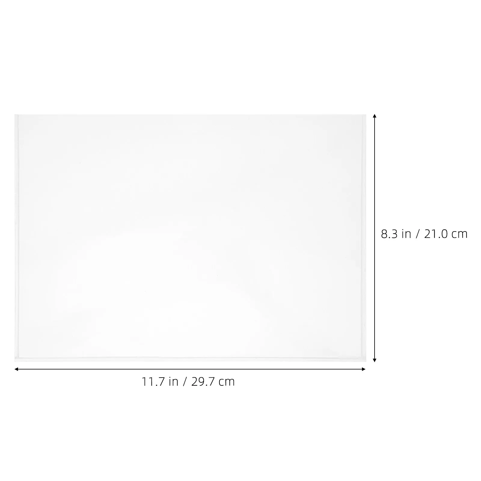 2Pcs 투명 아크릴 파일 디스플레이 박스 사무실 문서 홀더 A4 슬롯 주최자 투명 파일 랙 스토리지 시스템