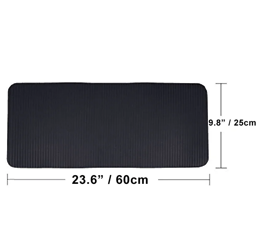 Dicke Yoga-Kniepolster 15MM Komfortable Rutschfeste Matte Fitness Gym Heim Pilates Workout Unterstützung für Knie Ellbogen Bodenschutz – Detail 4