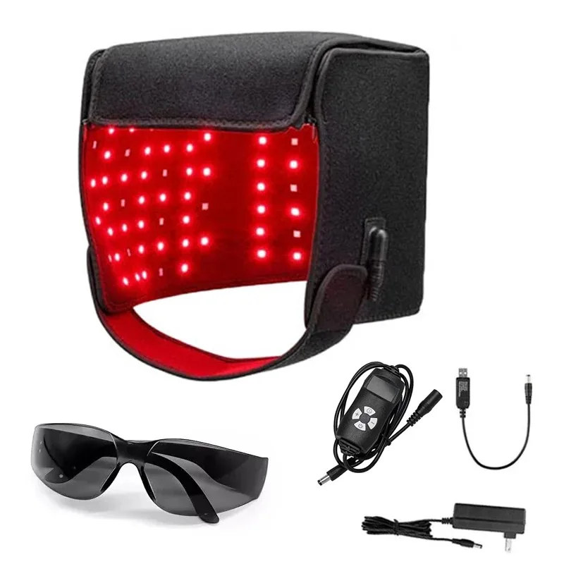 NEW Red Light Cap For Head Massage Stress Relief Scalp Phototherapy Hair Growth Helmet Headache Relief Care Accessories