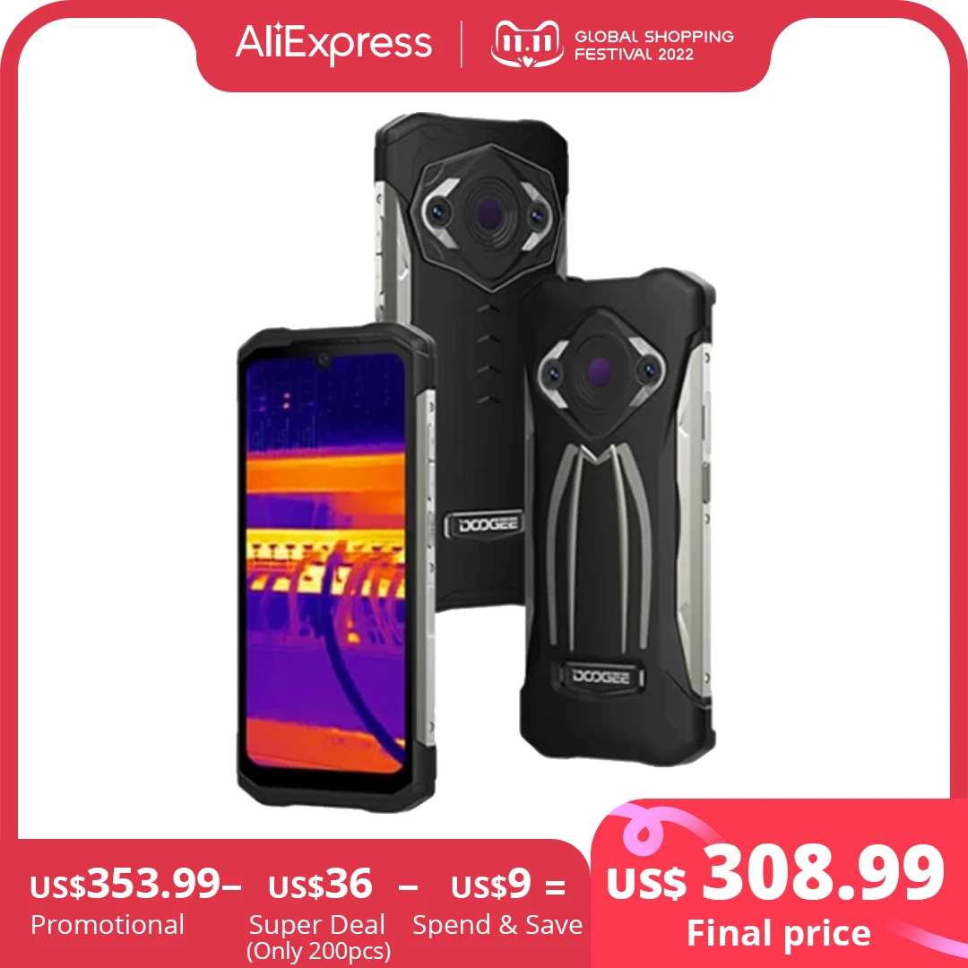 World Premiere DOOGEE S98 Pro Rugged Phone Thermal Imaging Camera InfiRay® Smartphone G96 6.3" 8GB+256GB 6000mAh Cell Phone| | - AliExpress