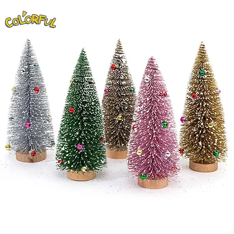 

Рождественская елка, кедровая елка, снежинка, сосна, игла, семейный праздничный Настольный миниатюрный декор для снега