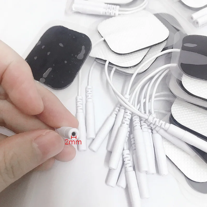 10/20pcs Muscle Stimulator Electrode Pads Gel Non-woven Fabric Self Adhesive Replacement Pads for Tens Digital Therapy Machine 5
