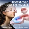 3D Sleep Eye Mask Zero Eye Pressure 3D Contoured Sleeping Mask Soft Comfort Eye Shade Cover 100% Block Out Light Slaapmasker 3