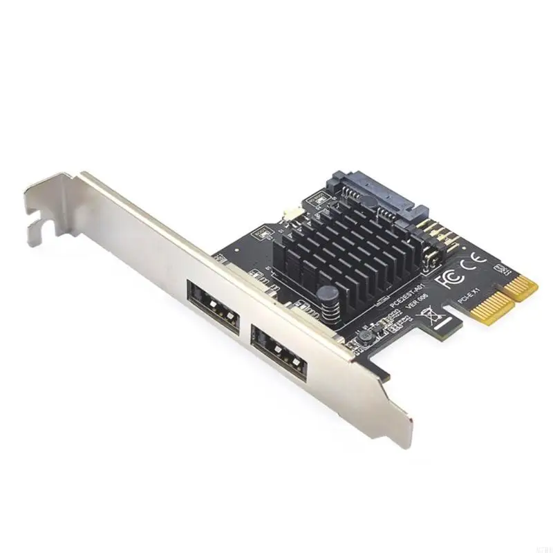 Desktop pci-e to Power eSATA+USB Expansion Card 6G Adapter Card Hard Disk PESATA Compliant with PCI-Express v2.0