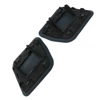 2Pcs Front Bumper Headlight Washer Nozzle Cover Caps Black 7L6807751B+7L6807752B Left+Right For VW Touareg 2007 2008 2009 2010 4