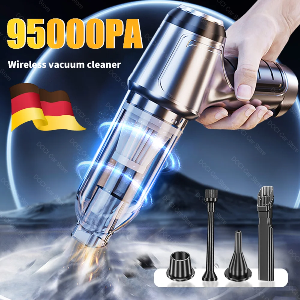 Wireless Car Vacuum Cleaner Powerful Blowable Cordless Portable Robot Vacuum Cleaner Car&home