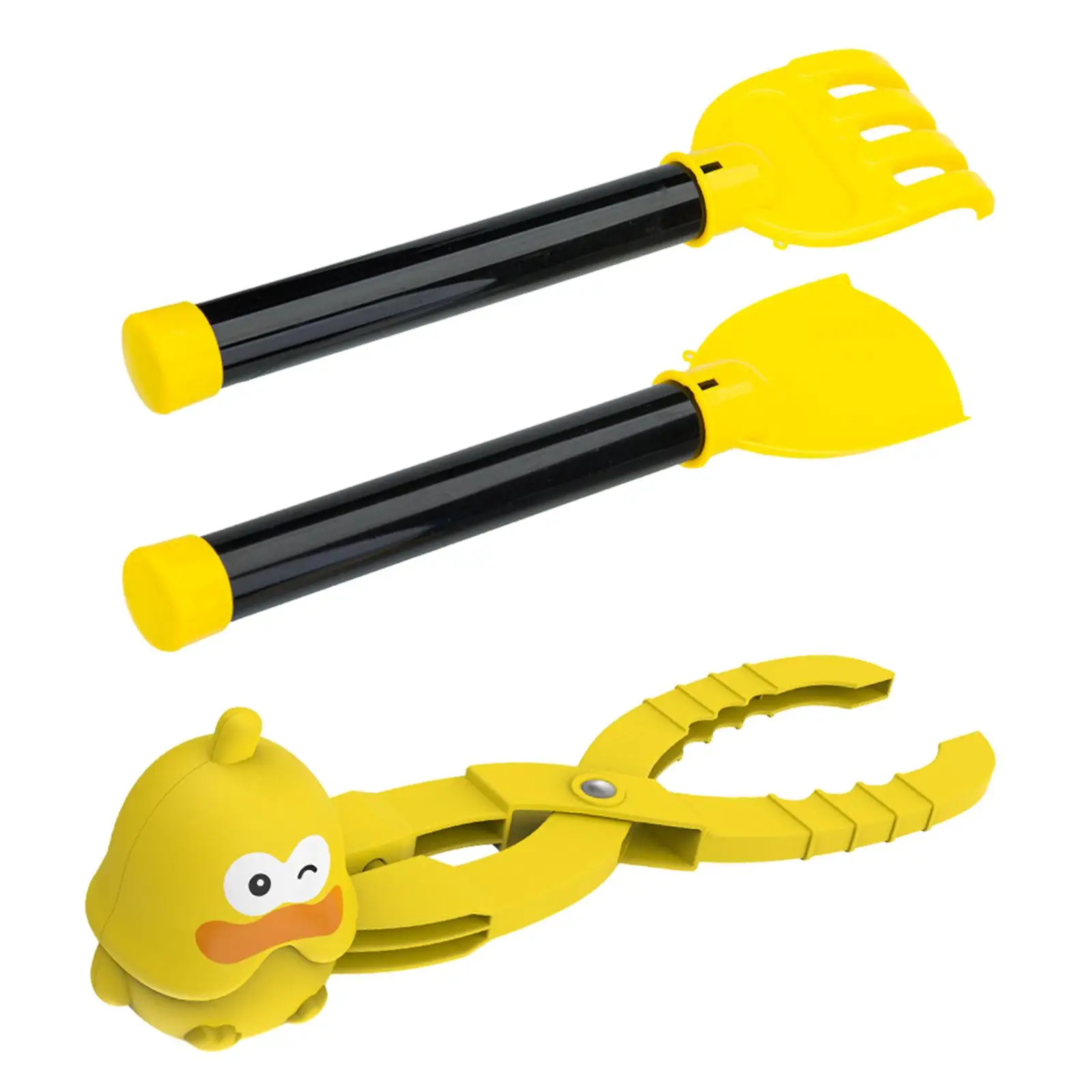 

Зажим для снежного шара с 2 лопатками, портативный инструмент для изготовления снега для детей