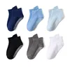 6 Pairs 0-5 Years Old Non-Slip Kids Socks with Grip Little Girls Boys Ankle Socks Infants Toddlers Children Floor Socks 6