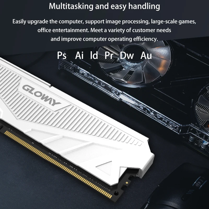 Gloway Mem&oacute;ria Ram DDR4 3200mhz (8gbx2) kit (16gbX2) 3600mhz desktop 3000 Memoria dissipador de calor 32gb para computador desktop ram memory,desktop memory