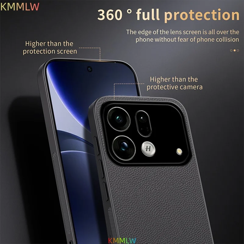 Premium Soft PU Leather Magnet Protective Back Cover Case - Elegant Design Phone Shell