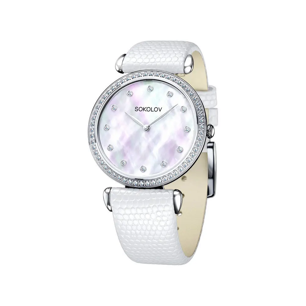 Женские серебряные часы SOKOLOV