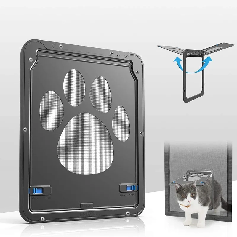 Small Pet Screen Door Anti-Bite Paw Print