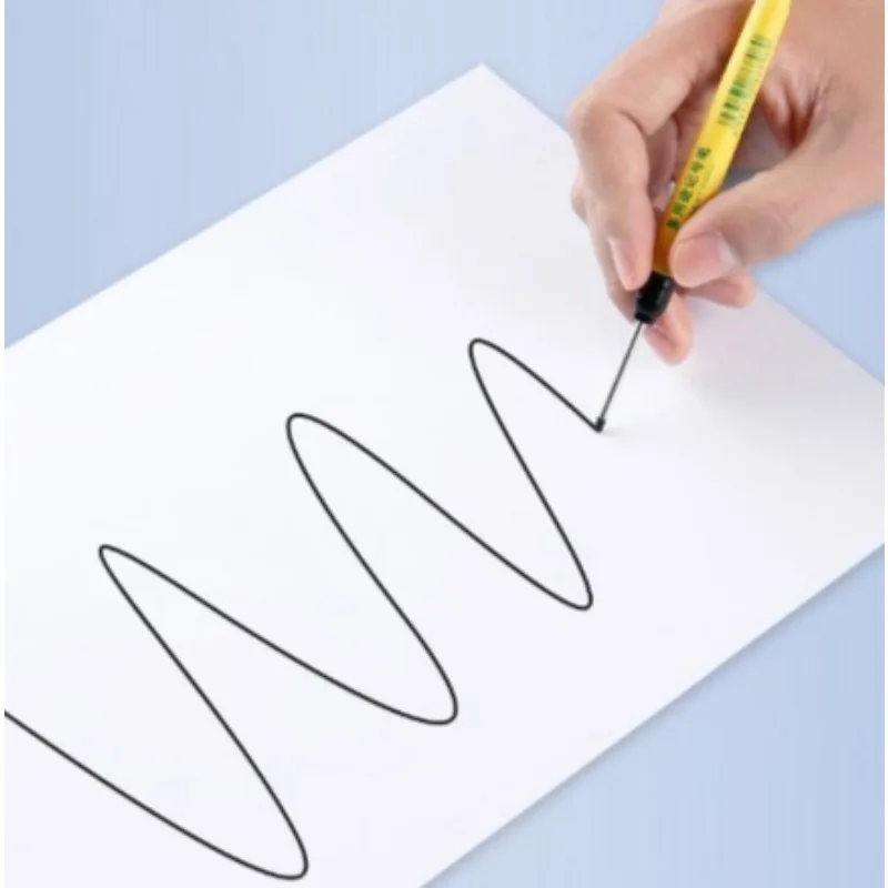 Long Headed Marking Pen, Red/blue/black Waterproof Woodworking Decoration, Deep Hole Multi-purpose Marking Tool, Convenient