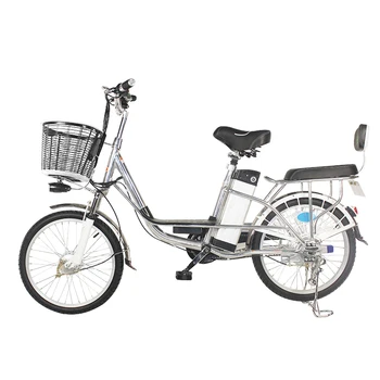 20 Inch Aluminum Alloy 20A Electric Bike Two Seat E-bike Integrated Wheel электровелосипед 350W Lithium Battery Electric Bicycle