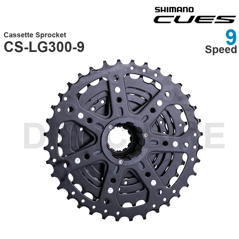 シマノ(SHIMANO) CUES(キューズ)カセットスプロケット CS-LG4 シマノ CUES U4000 カセットスプロケット CS-LG300-9 LINKGLIDE