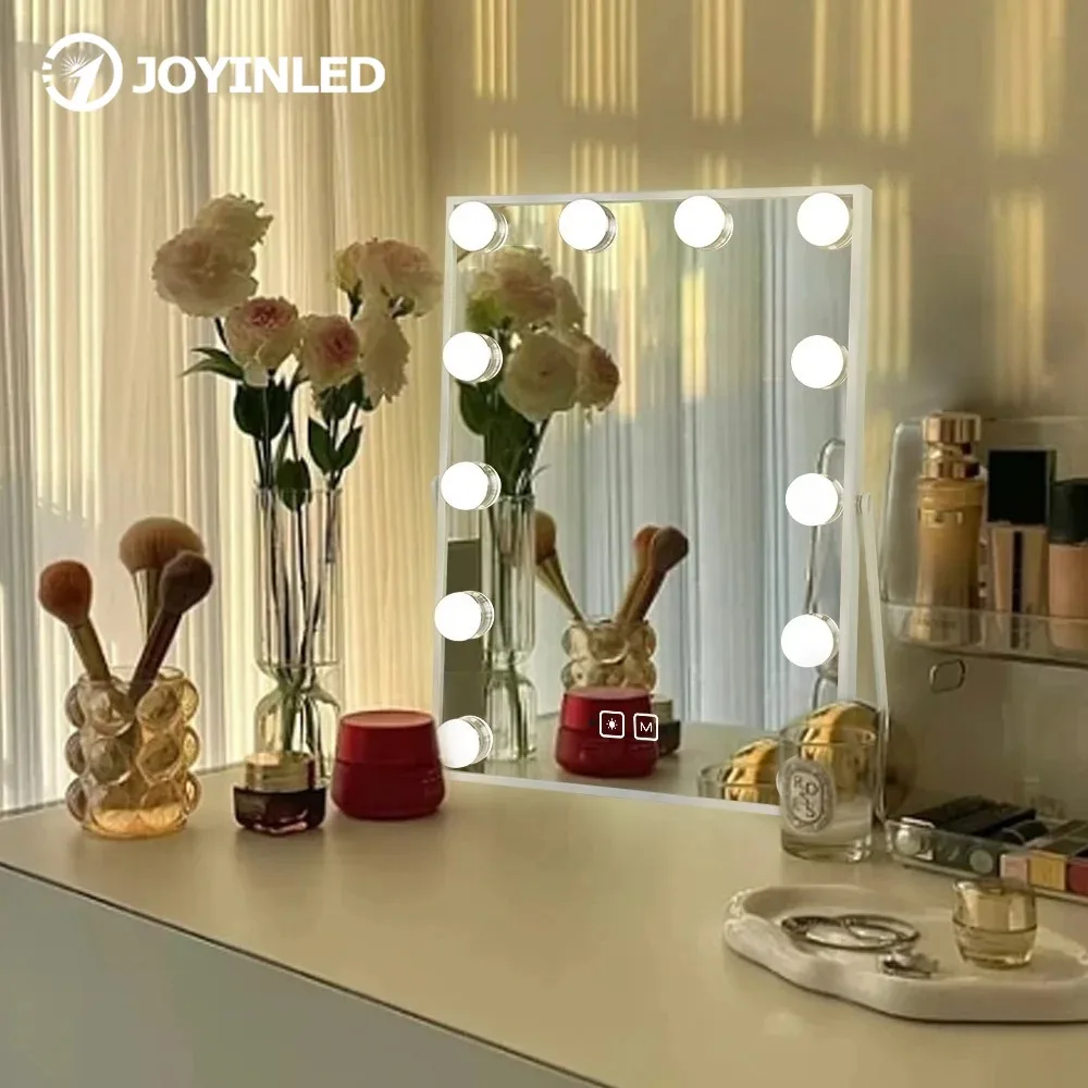Desktop Makeup Hollywood Mirror 6-10 Bulbs Hollywood LED Light Vanity Mirror Professional Makeup Led Bulb Vanity