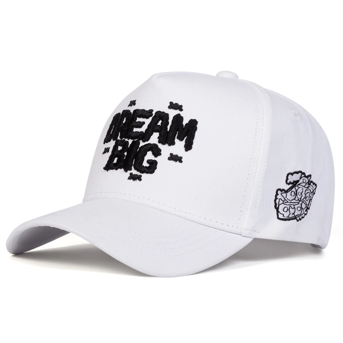 Unisex DREAM BIG Letter Embroidery Baseball Caps Spring Autumn Outdoor Adjustable Casual Hats Sunscreen Hat