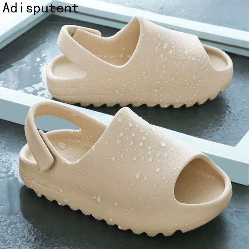 Kids Slippers Kids Sandals Summer Slippers For Kids Sandals Baby Toddler Boys Girls Shoes Beach Slides Bone Resin Children Lightweight Water Shoes