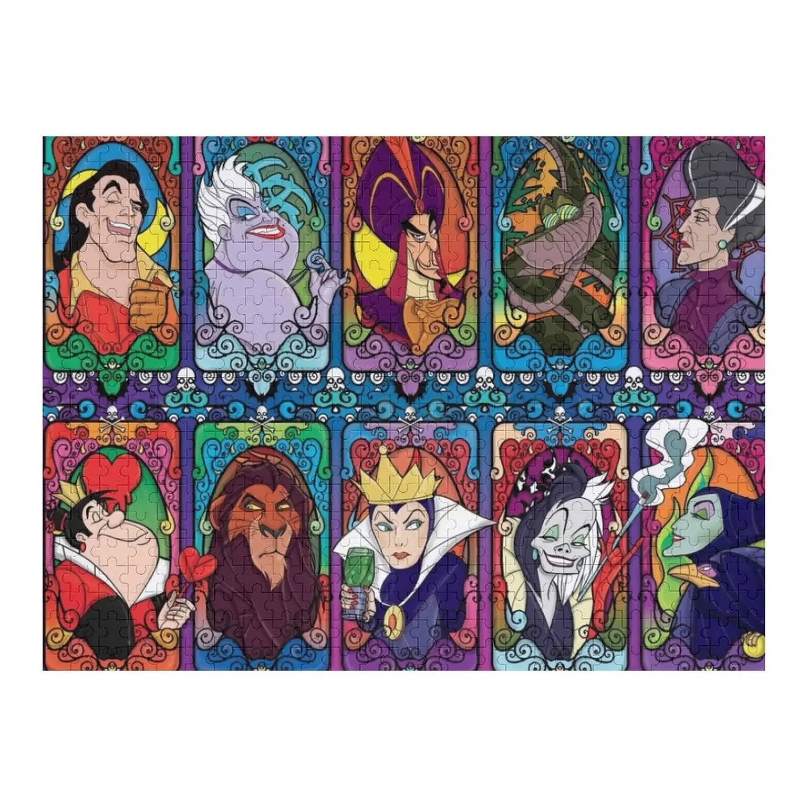 Evil Villains Characters Jigsaw Puzzle Novel Toys For Children 2022 Woodens For Adults Puzzle essence палетка теней для век evil queen disney villains