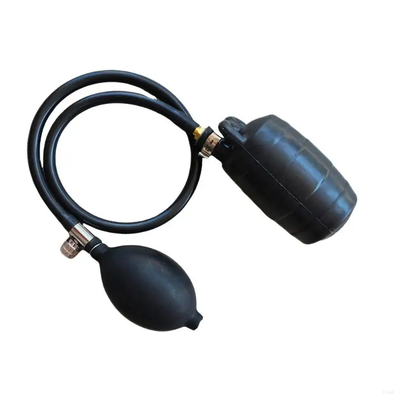 Heavy Duty Rubber Inflatable Pipe Plug Stopper Balloon Block With Hand Pumps For Plumbing Leak Detection And Repair