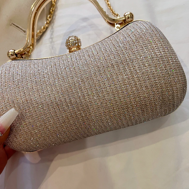 Evening party bags: This year, there is a trend for sophisticated and feminine women's bags. There are simple buttoned small bag - 4