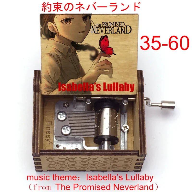 Isabella's Lullaby music song from anime The Promised Neverland Music Box fans christmas new year gift home office Decoration