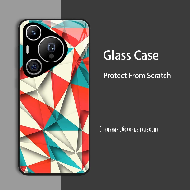 Enhanced Shockproof Tempered Glass Case Cover for Huawei Pura 70 Series
